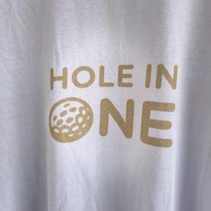 Hole in One T-Shirt - White