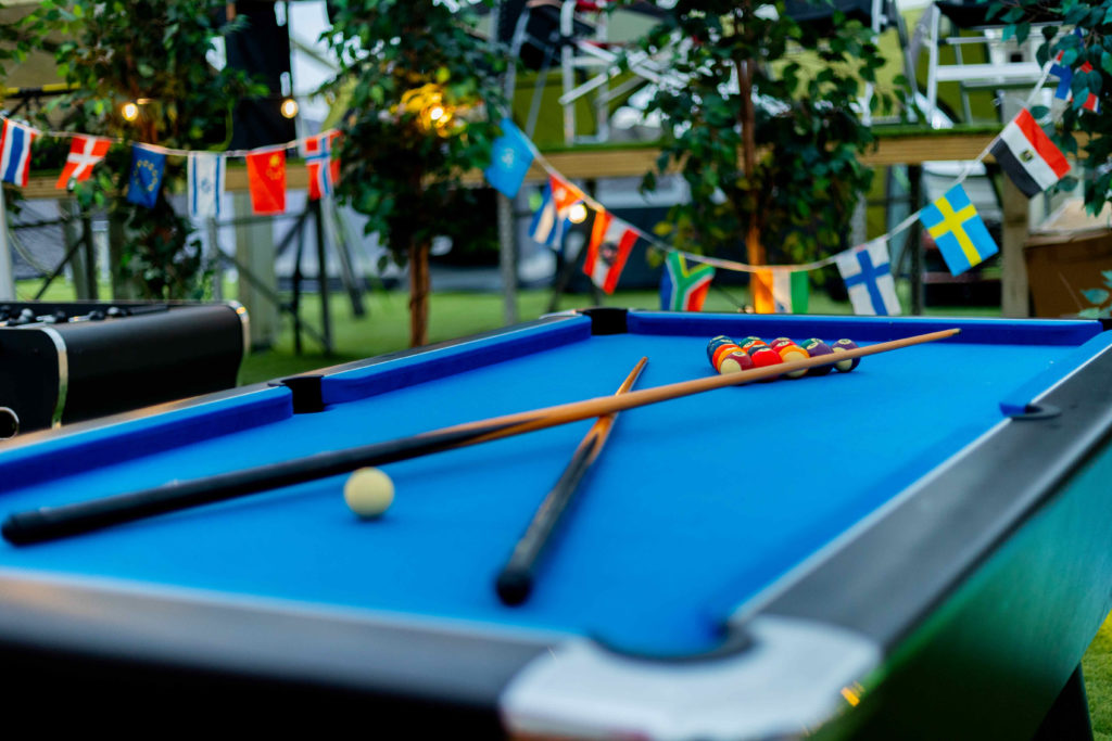 American pool table